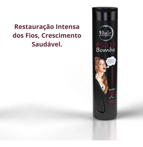 Condicionado S. O. S Bomba Hair  300ml | Hair Extrattus