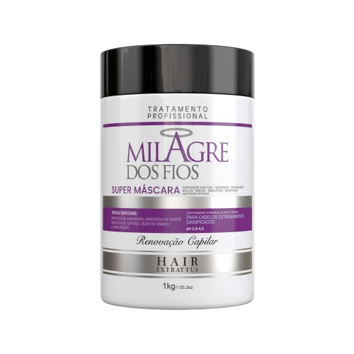+ Mais Liso Supermascara  1kg  | Hair Extrattus