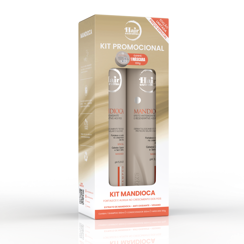 Kit Mandioca Promocional | Hair Extrattus