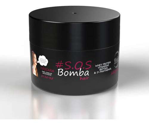 Máscara  S. O. S. Bomba Hair 250g | Hair Extrattus