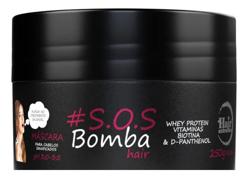Máscara  S. O. S. Bomba Hair 250g | Hair Extrattus