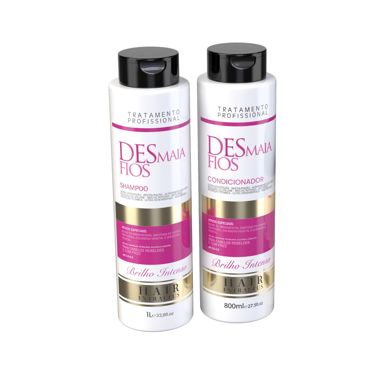 Kit Desmaia Fios - Shampoo e Condicionador | Hair Extrattus