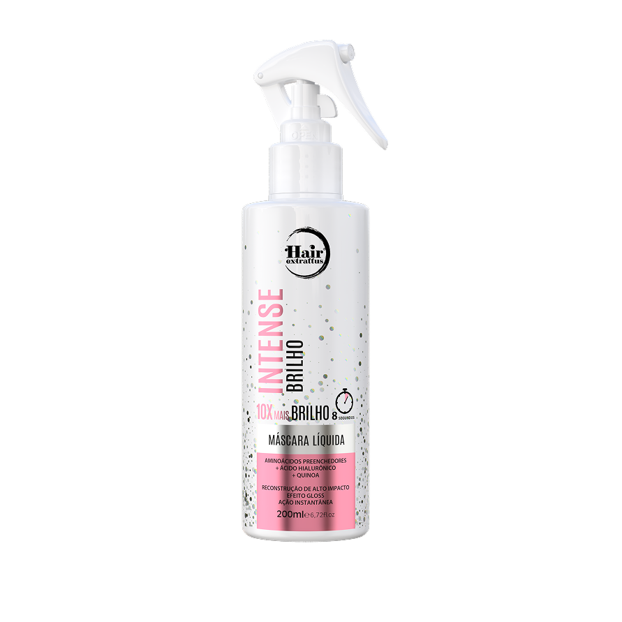 MÁSCARA LÍQUIDA INTENSE BRILHO 200ML  | Hair Extrattus