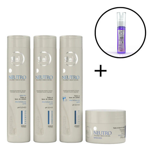 Linha Neutro Completa + Brinde Ponta Perfeita | Hair Extrattus