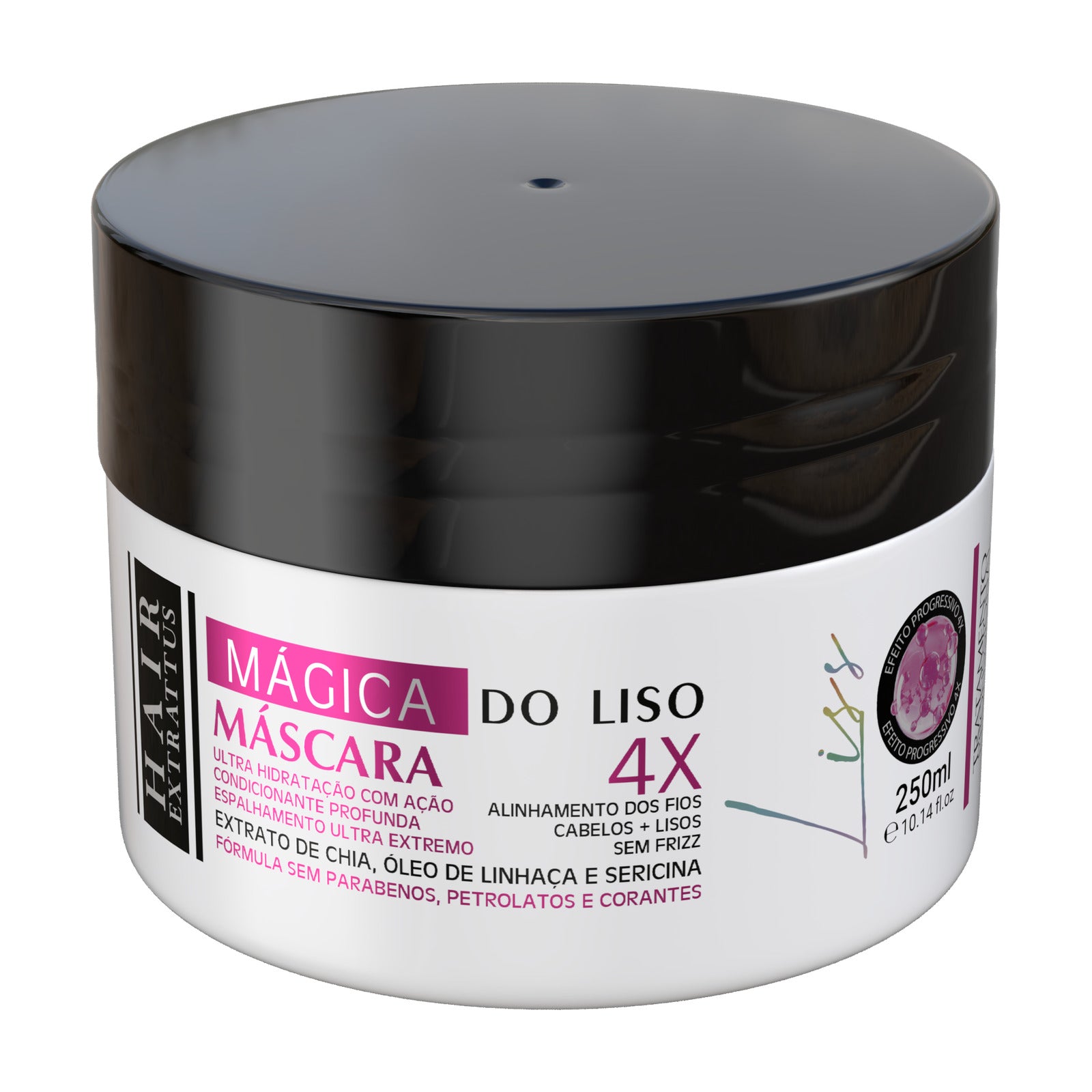 Máscara Mágica do Liso 4X Hair Extrattus 250ml