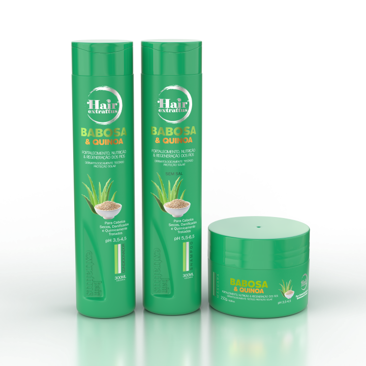 Kit Babosa e Quinoa | Hair Extrattus