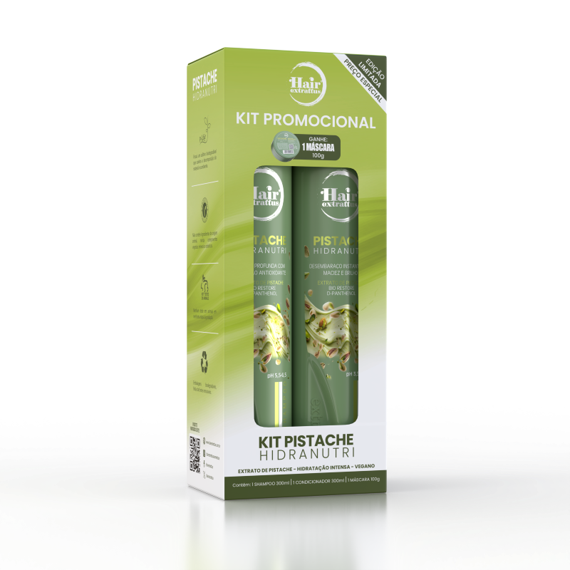 Kit Pistache Promocional | Hair Extrattus