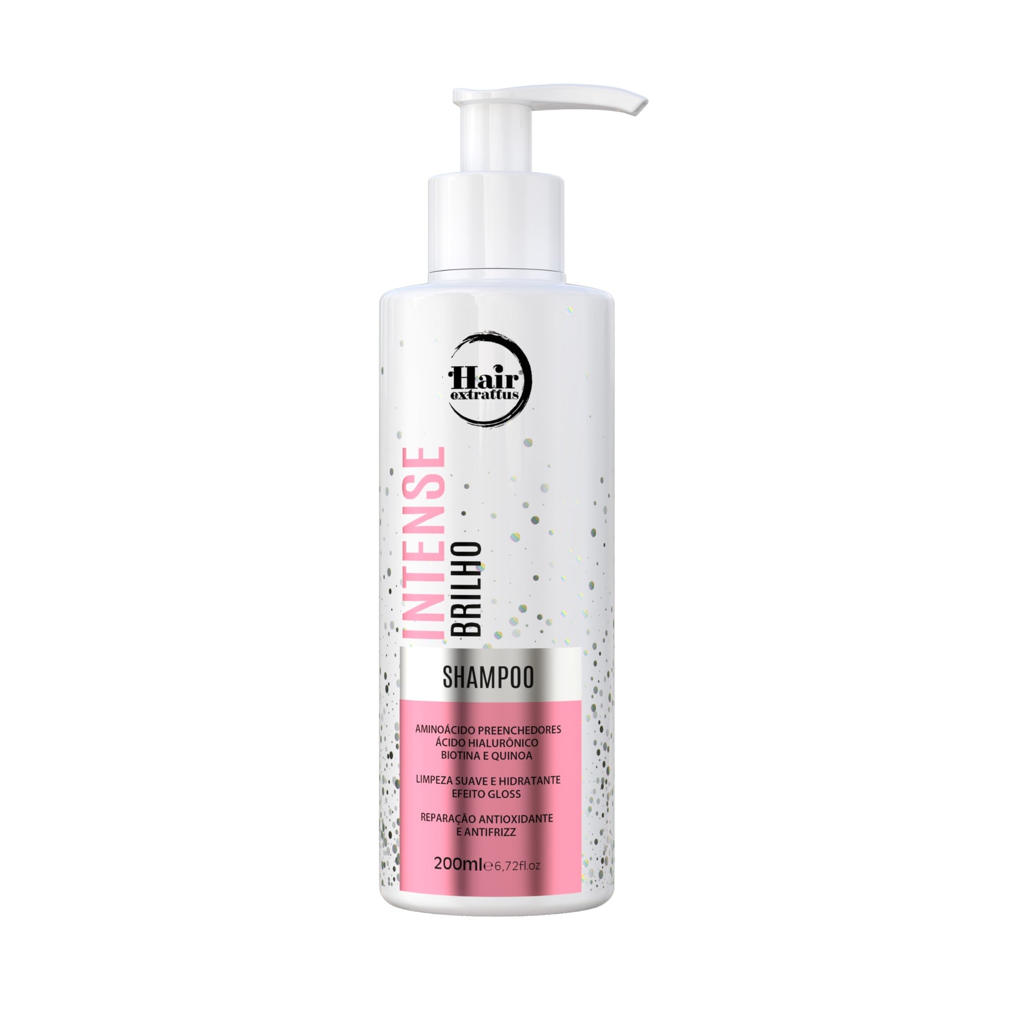 Kit Shampoo + Máscara Líquida Intense Brilho 200ml | Hair Extrattus