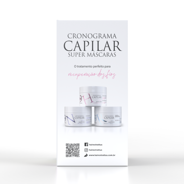 Kit Mascara Cronograma Capilar 250ml  | Hair Extrattus