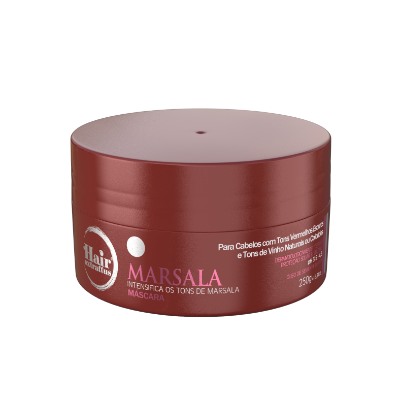 Máscara Marsala Matizer 250 gr | Hair Extrattus