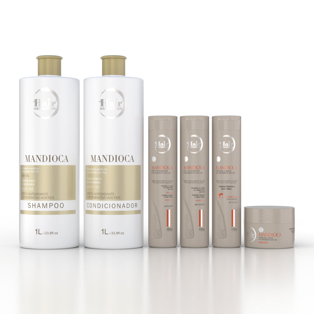 Shampoo Mandioca 1L  | Hair Extrattus