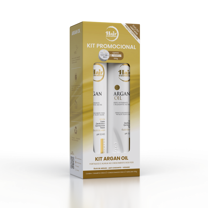 Kit Argan Oil  Promocional | Hair Extrattus