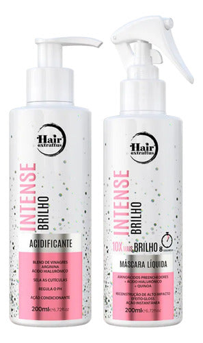 Máscara Líquida E Acidificante Intense Brilho | Hair Extrattus