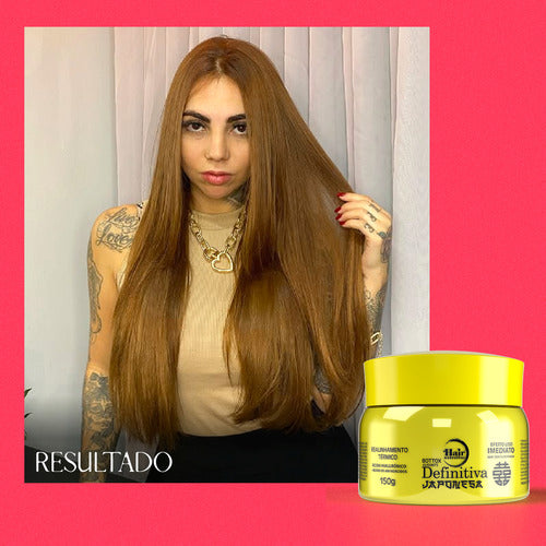 Botox Definitiva Japonesa 150g | Realinhamento Térmico, Redução de Volume e Cabelo Liso & Hidratado | Hair Extrattus