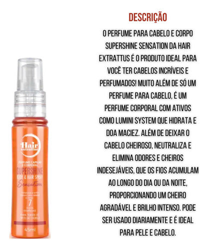 Perfume Capilar Supershine 45ml | Hair Extrattus