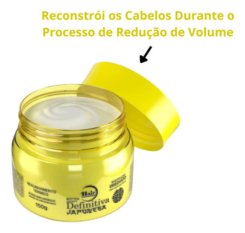 Botox Definitiva Japonesa 150g | Realinhamento Térmico, Redução de Volume e Cabelo Liso & Hidratado | Hair Extrattus