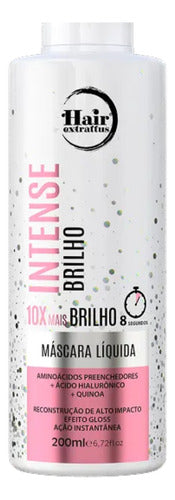 Máscara Líquida E Acidificante Intense Brilho | Hair Extrattus