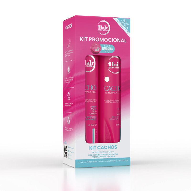 Kit Cachos Promocional | Hair Extrattus