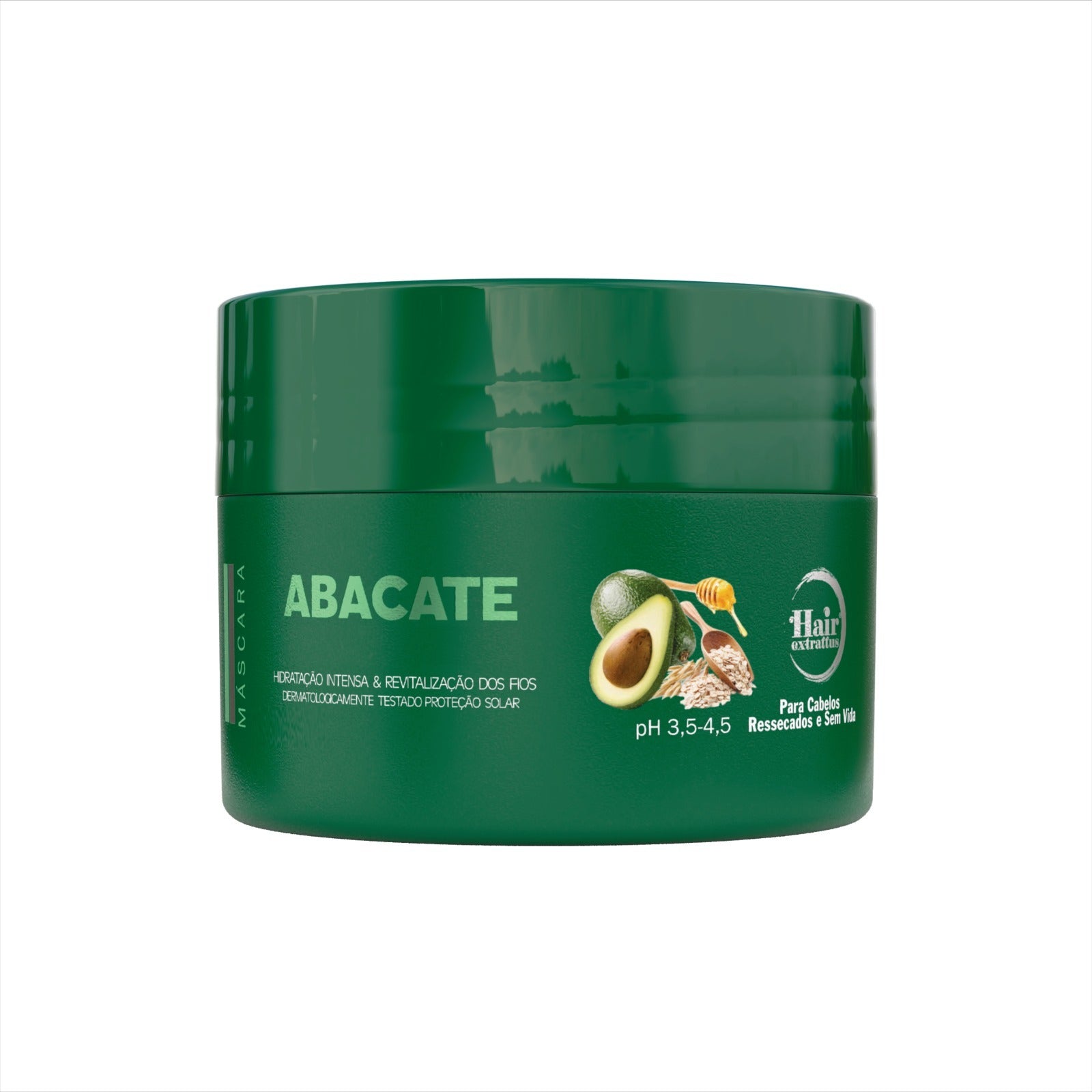 Máscara Abacate, Aveia e Mel Mini 100g  | Hair Extrattus