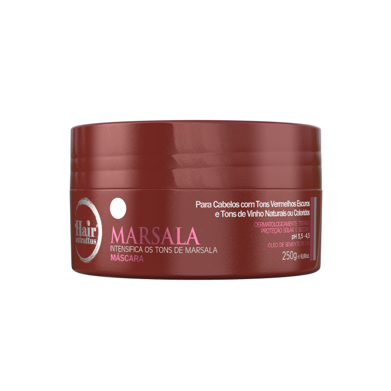 Máscara Marsala Matizer 250 gr | Hair Extrattus