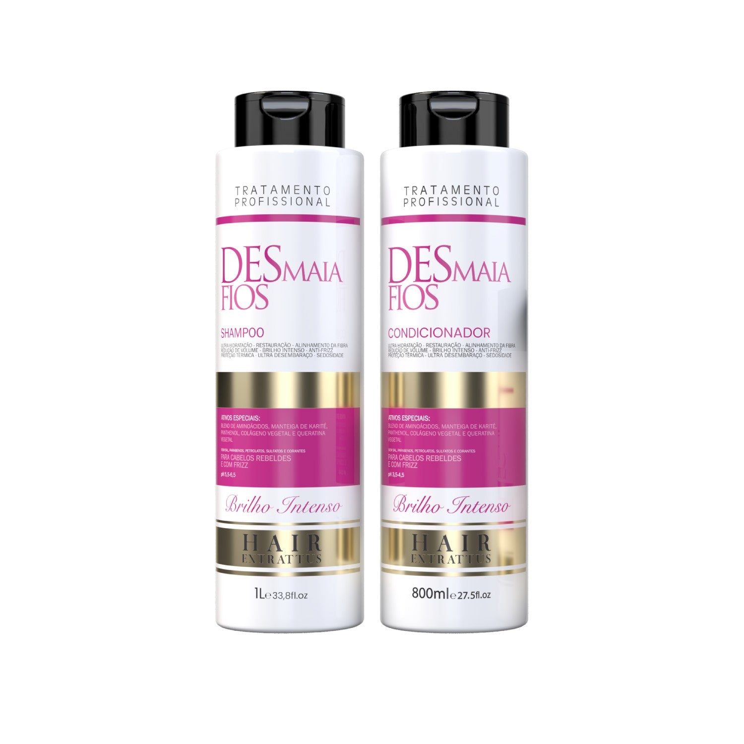 Kit Desmaia Fios - Shampoo e Condicionador | Hair Extrattus