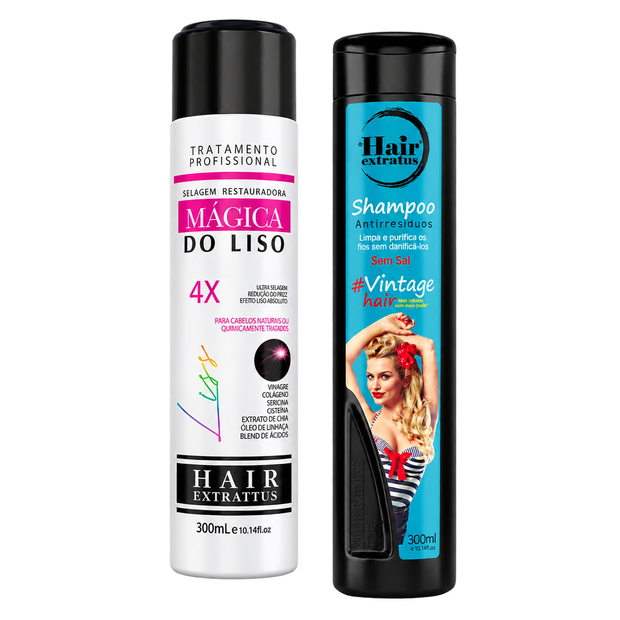 Kit Selagem 300ml + Shampoo Antirresíduo