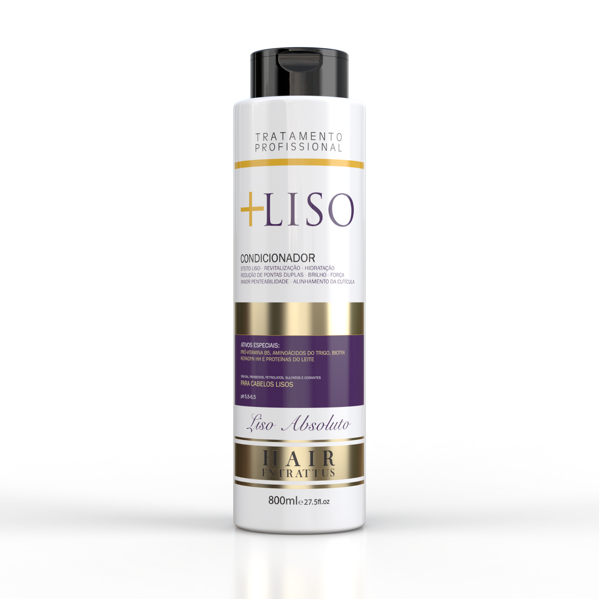 +Mais Liso Condicionador 800ml - Hair Extrattus