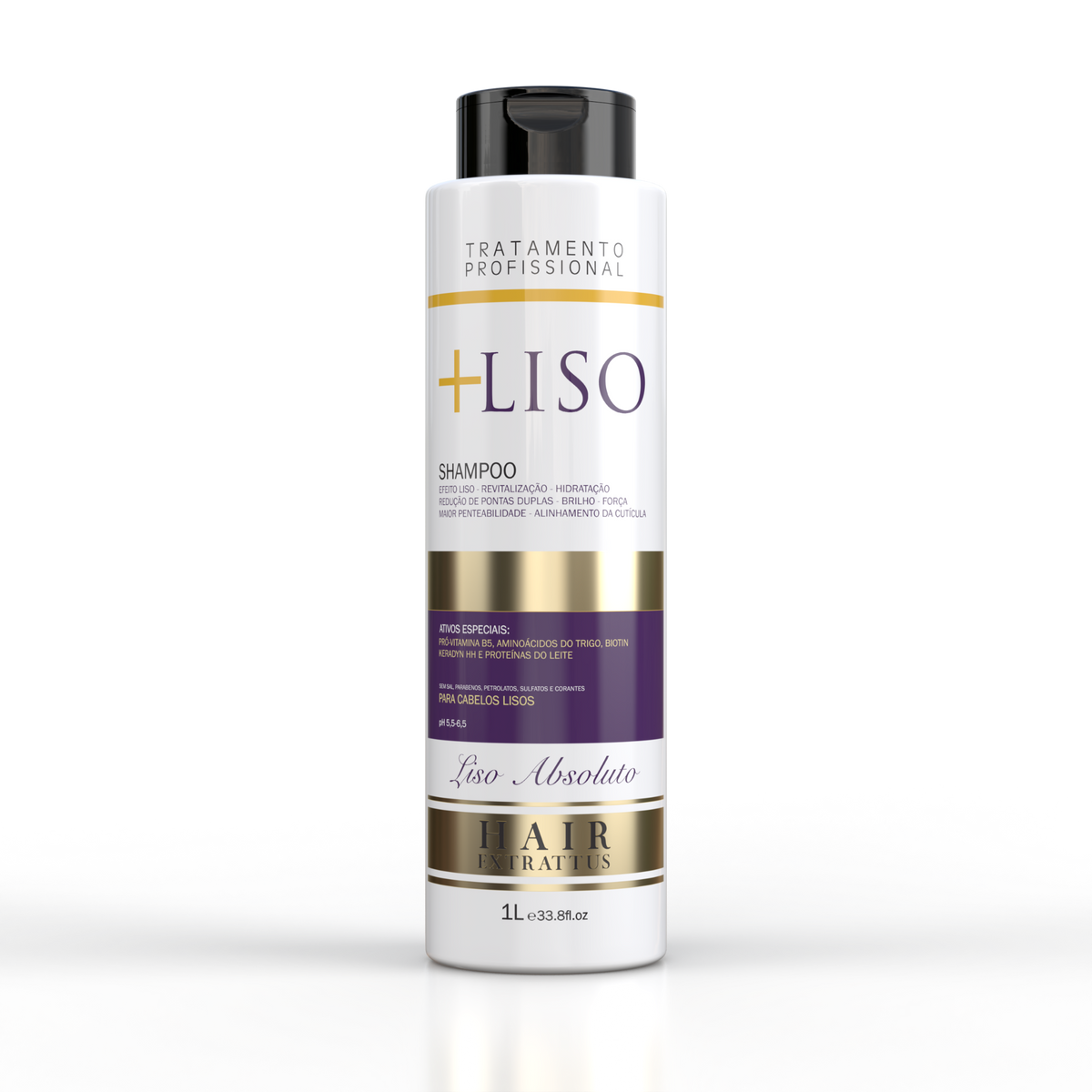 +Mais Liso Shampoo 1L - Hair Extrattus