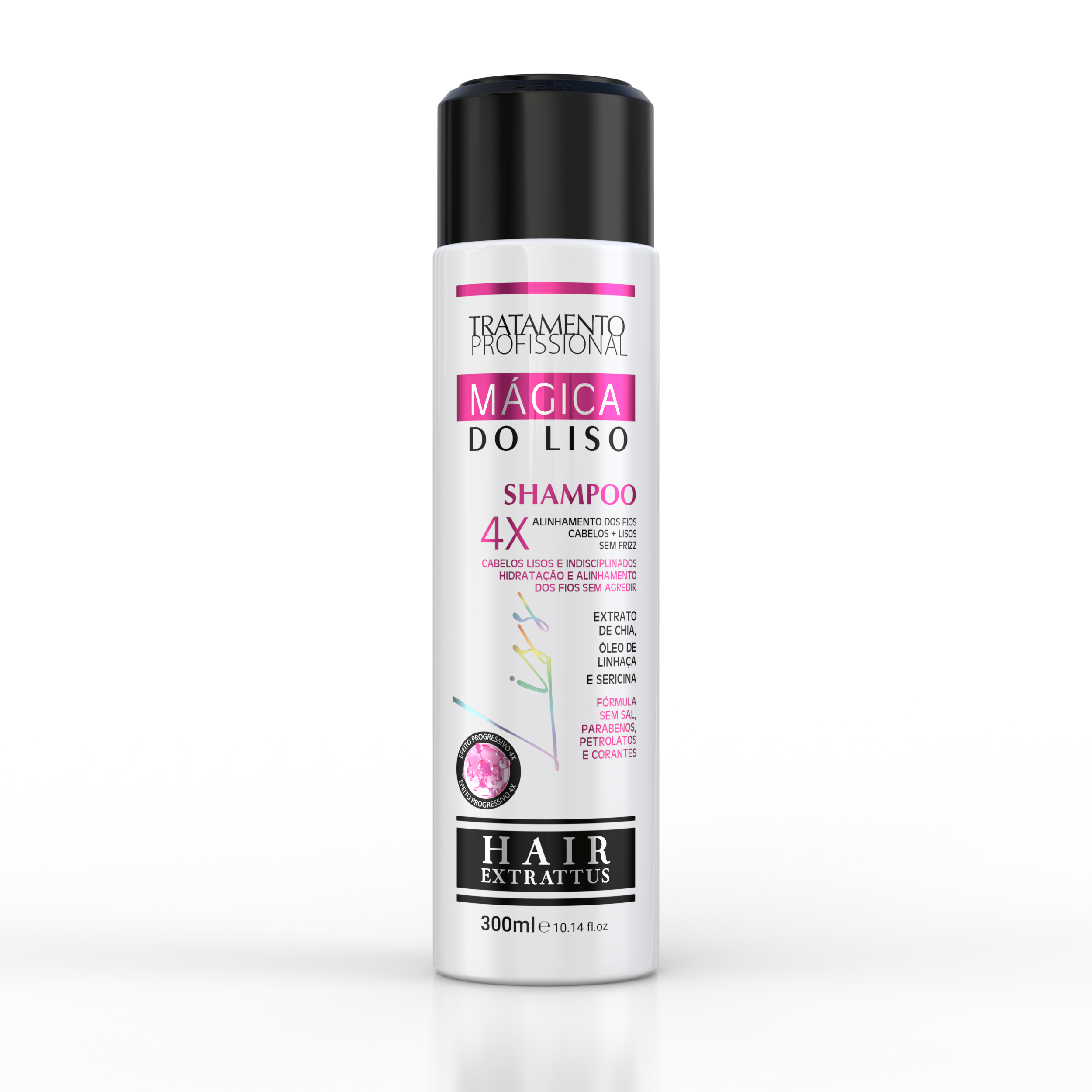 Shampoo Mágica do Liso 4X Hair Extrattus 300ml