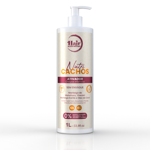Ativador de Cachos Nutri Cachos Crespos Intensivo 1L - Hair Extrattus