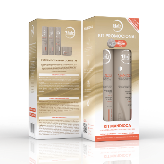 Kit Mandioca Promocional | Hair Extrattus
