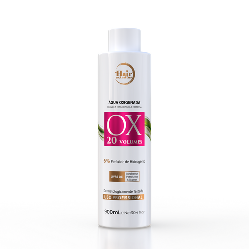 Água Oxigenada Hair Extrattus 20 Volumes 900ml