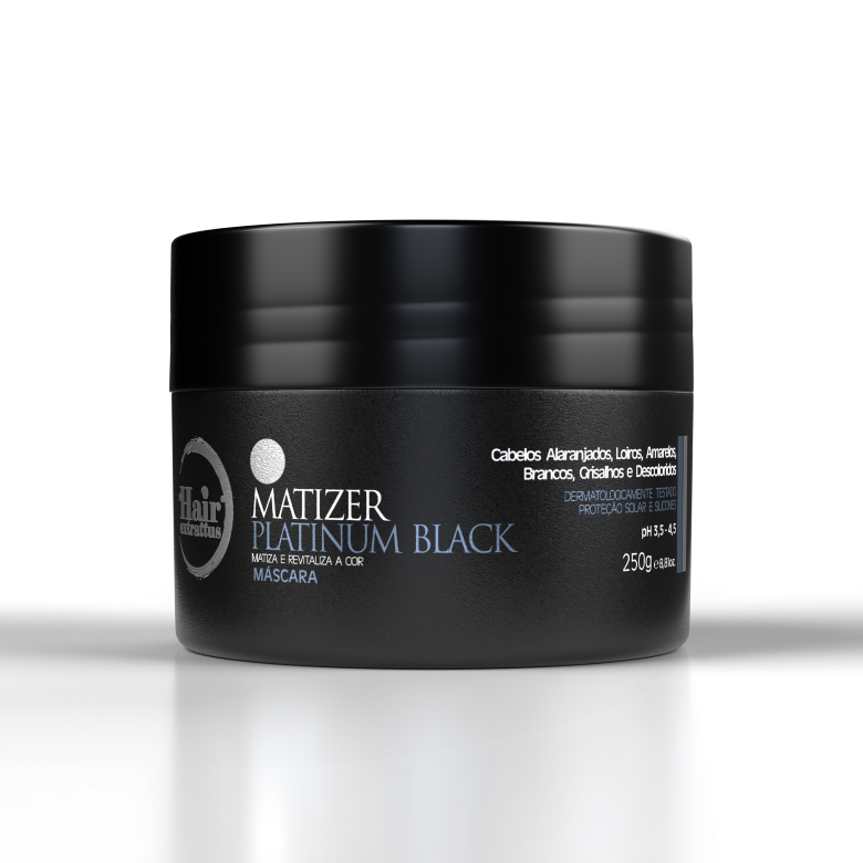 Máscara Matizer Platinum Black 250g  | Hair Extrattus