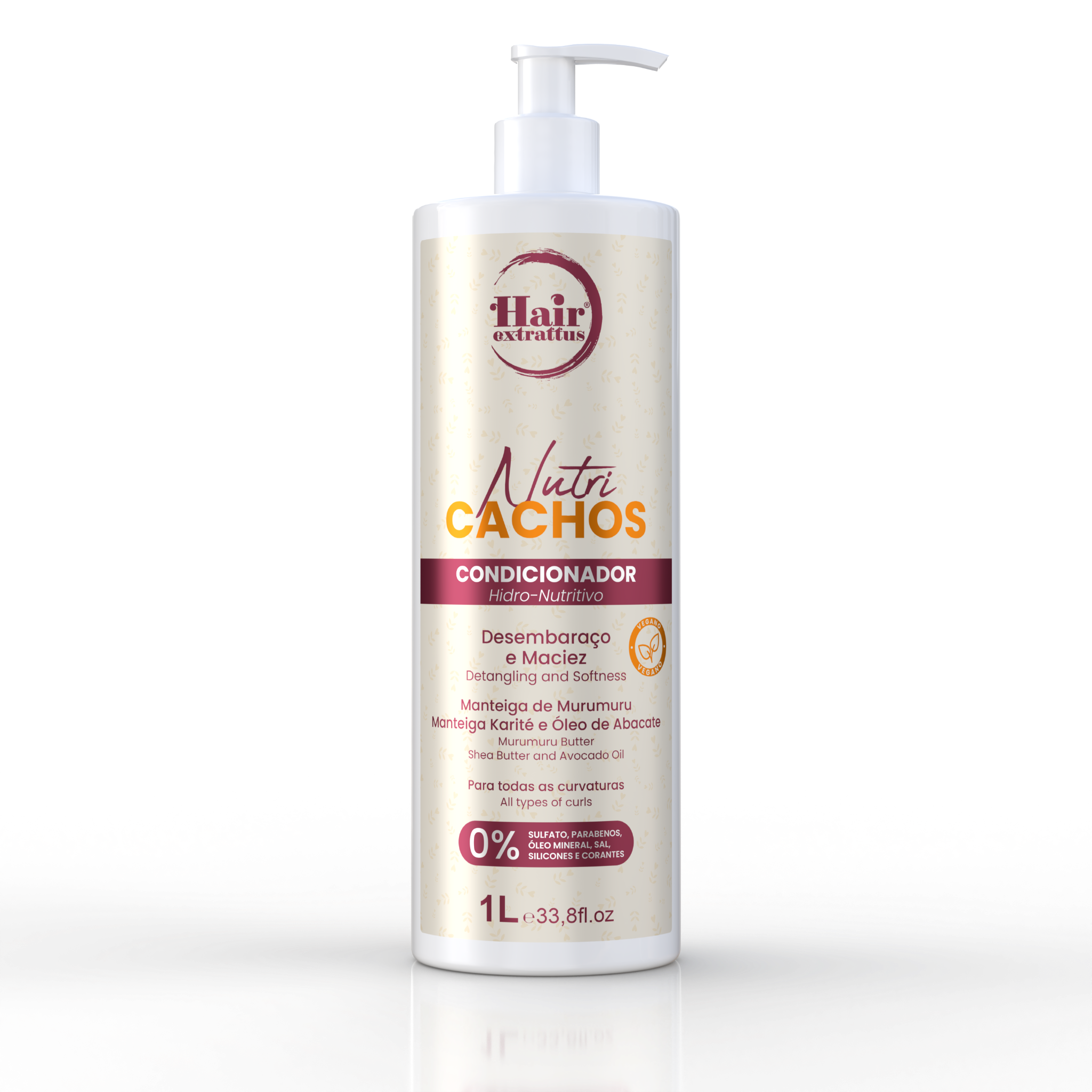 Condicionador Nutri Cachos Hidro-Nutritivo 1L – Hair Extrattus