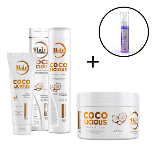 Linha Coco Licious Completa + Ponta Perfeita | Hair Extrattus