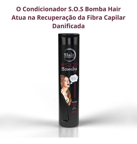 Condicionado S. O. S Bomba Hair  300ml | Hair Extrattus