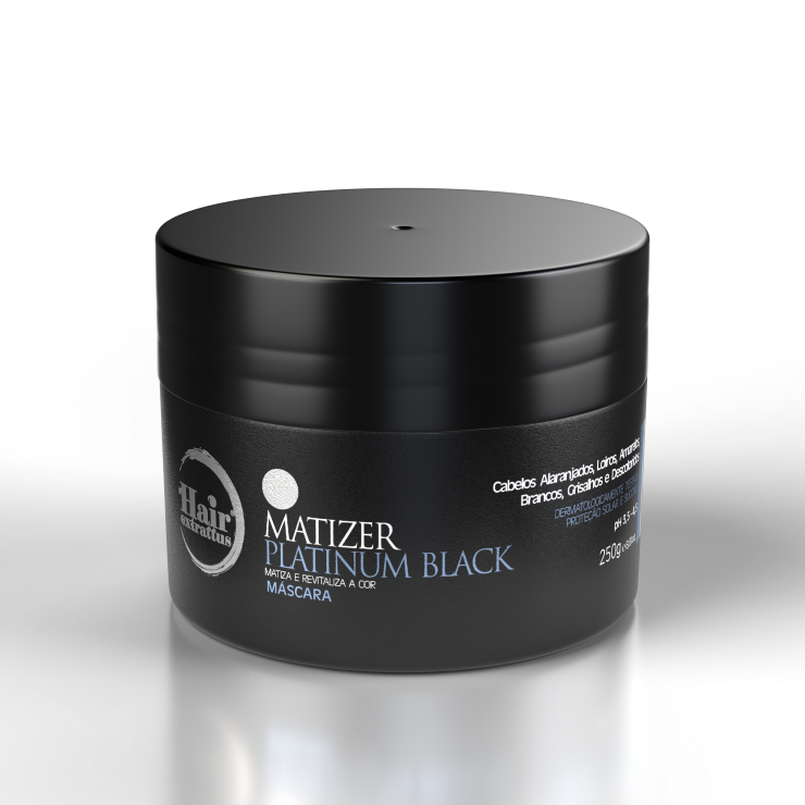 Máscara Matizer Platinum Black 250g  | Hair Extrattus