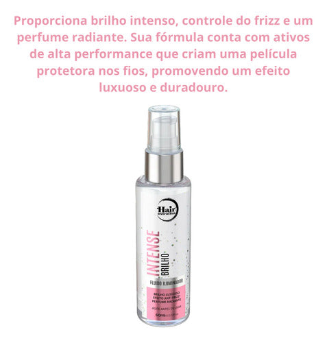 FLUÍDO ILUMINADOR INTENSE BRILHO 60ML  | Hair Extrattus