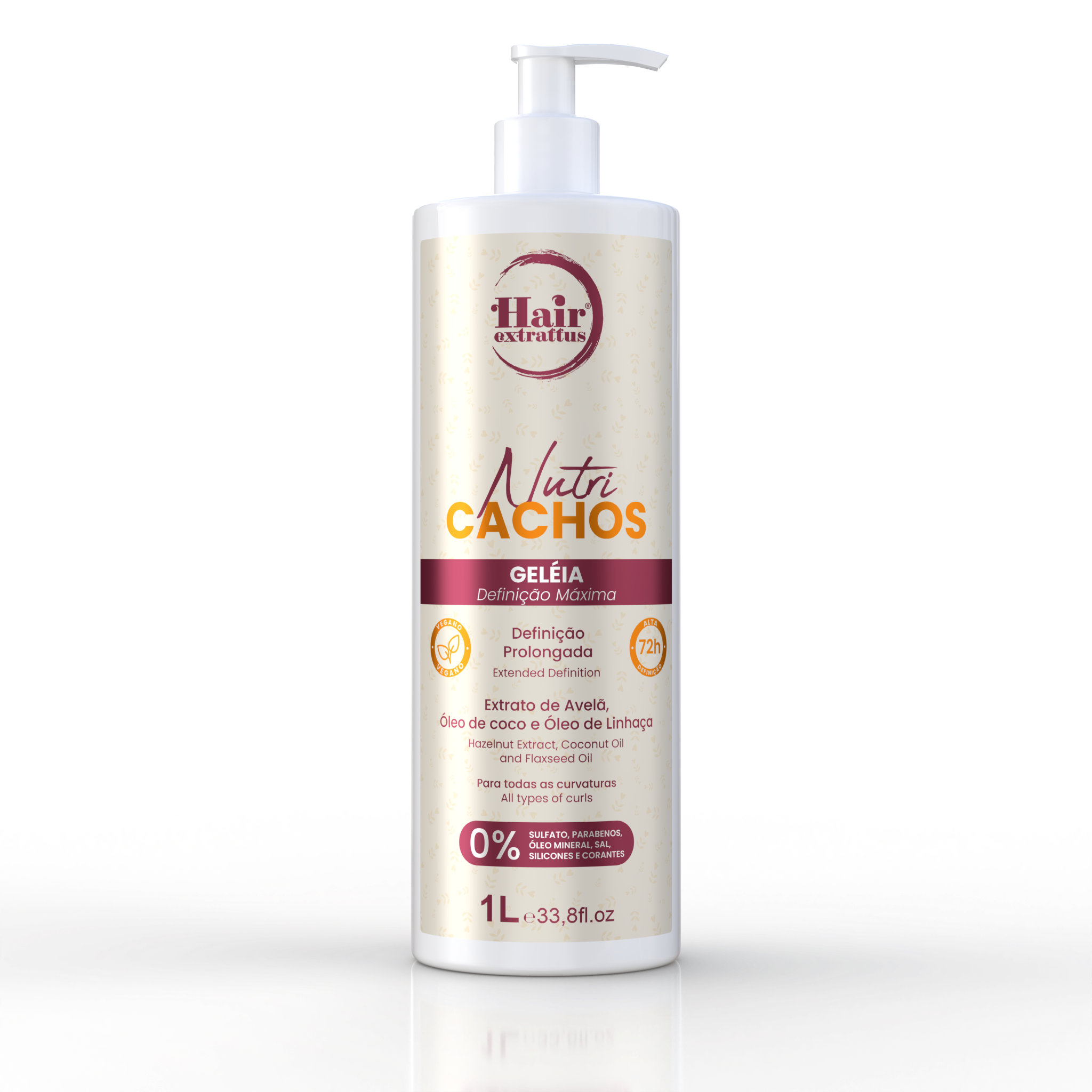 Geléia Nutri Cachos Definição Máxima 1L – Hair Extrattus